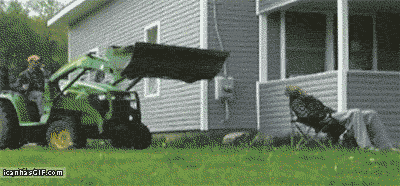 Не нужно злить соседа с трактором