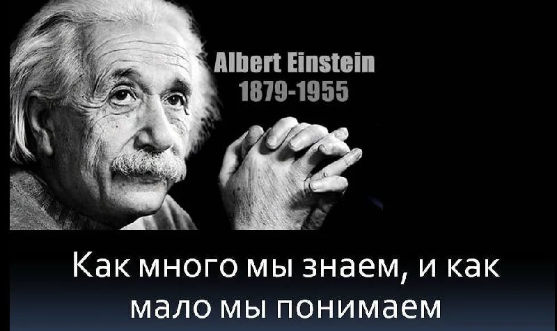 Цитата Эйнштейна о знании и понимании
